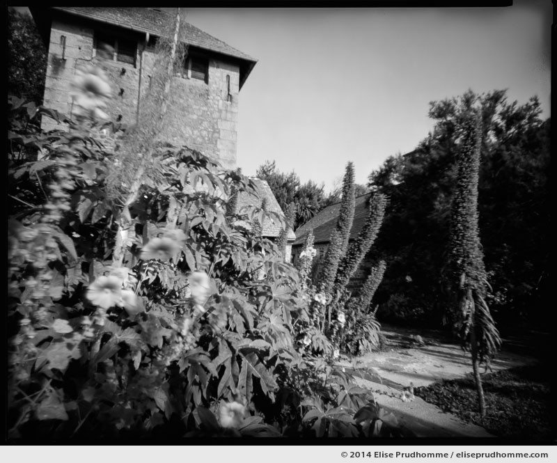 Gardener's garden and residence, Tatihou Island, Saint-Vaast-la-Hougue, France. 2014 (series Sands of Time) by Elise Prudhomme.
