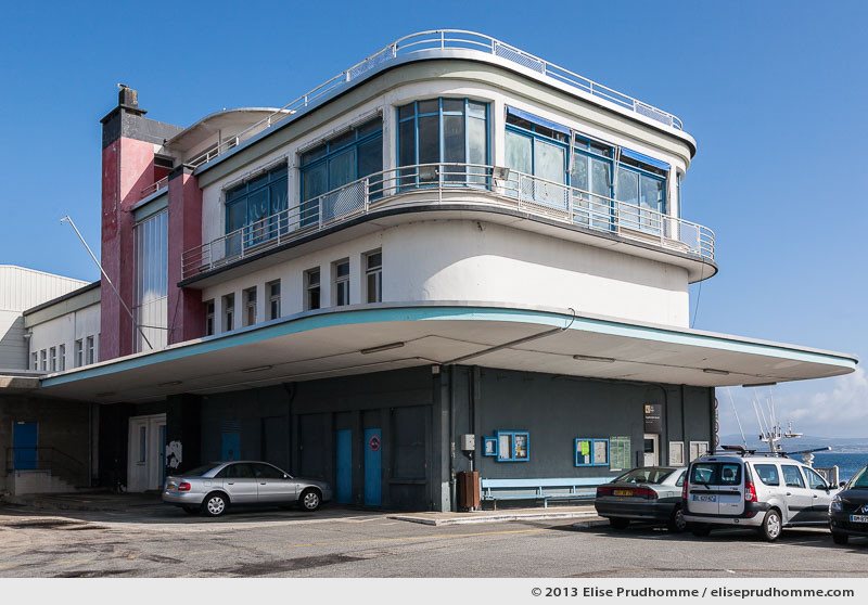 Art Deco-style fish market of Port Rosmeur, Douarnenez in Brittany, France, 2013 by Elise Prudhomme