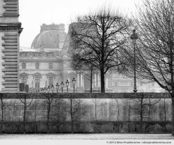 Ombre royale or Royal Shadow, Tuileries Garden, Paris, France, 2011 (part of the series Yours, Mine, Le Nôtre's) by Elise Prudhomme.