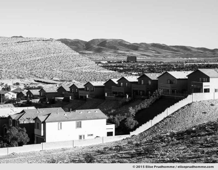 Homage to Lewis Baltz, Las Vegas, Nevada, USA, 2015 (series Wild Wild West) by Elise Prudhomme.