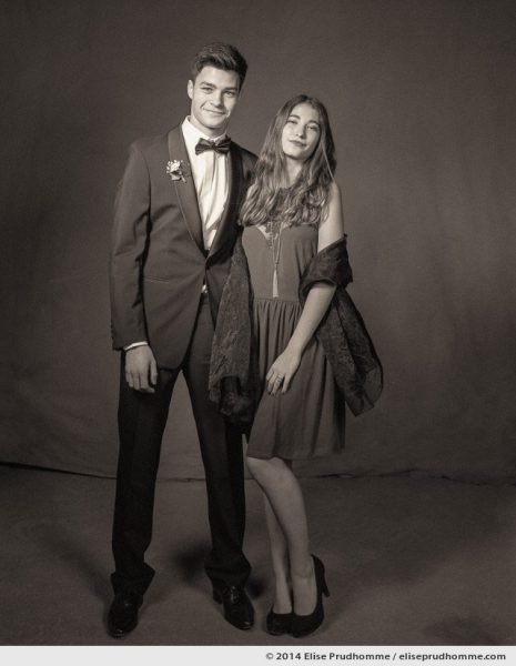 Large format film portrait taken during Prom night at the Lawn Tennis Club in Saint Mande, France 2014 by Elise Prudhomme.