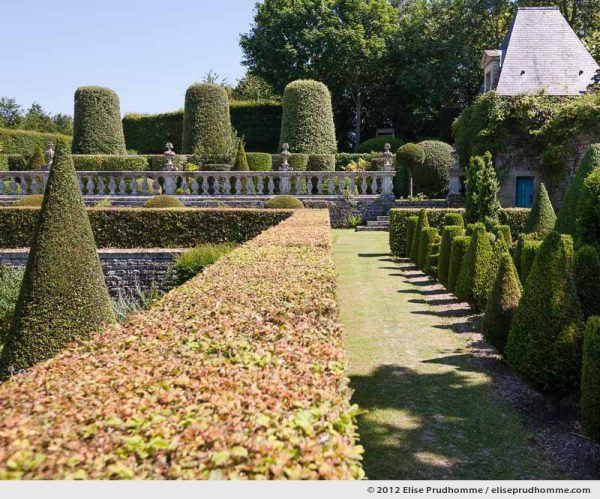 Nursery and third terrace, Brecy Castle Gardens, Saint Gabriel Brécy, France, 2012 (series Notable Gardens of France) by Elise Prudhomme.