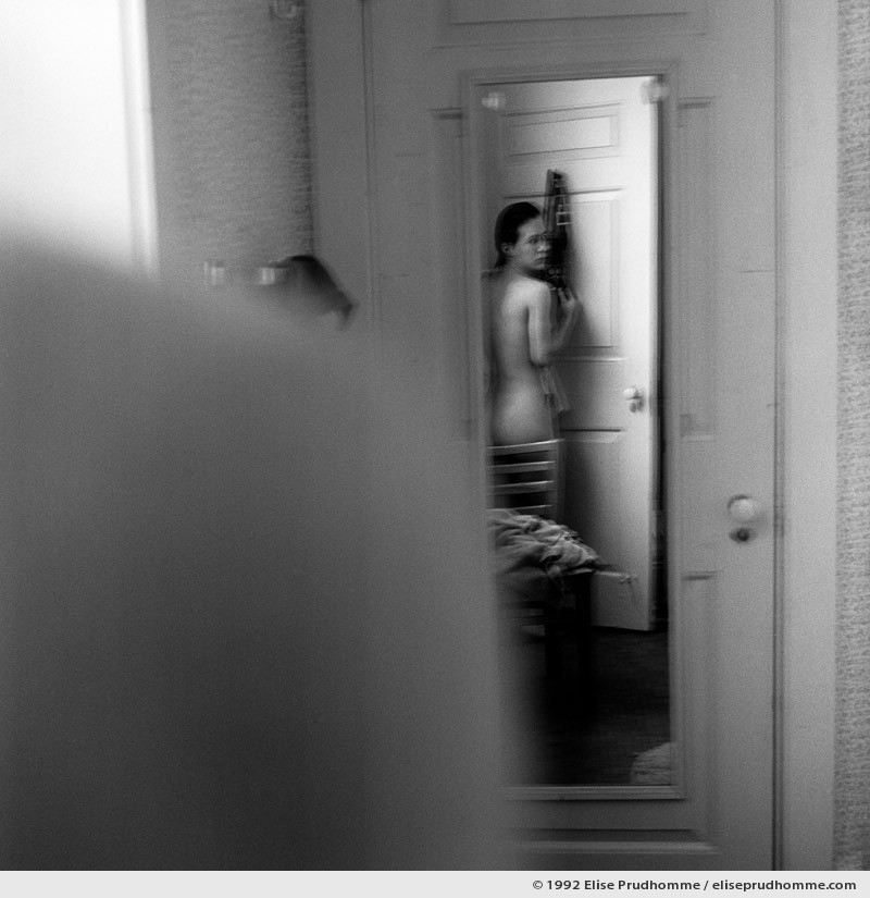 Self-consciousness #2, Massachusetts, USA, 1992 (series Self-consciousness) by Elise Prudhomme.