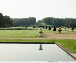 Small canal of the Vaux-le-Vicomte Castle and Garden, Maincy, France. 2013 (series Yours, Mine, Le Nôtre's) by Elise Prudhomme.