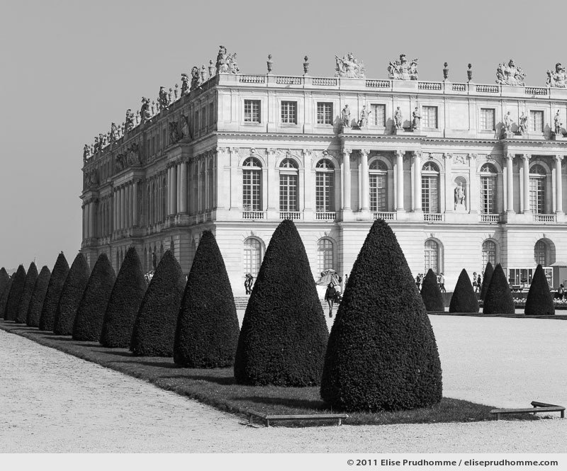 Revue, Versailles Chateau Garden, France, 2011 (part of the series Yours, Mine, Le Nôtre's) by Elise Prudhomme.