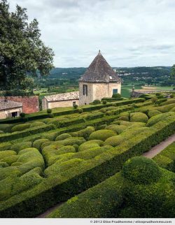 View of Fayrac, The Suspended Gardens of Marqueyssac, Vezac, France (series Notable Gardens of France) by Elise Prudhomme.