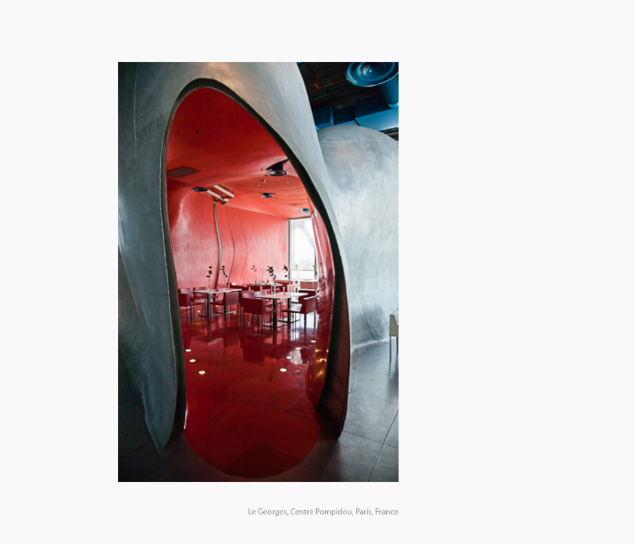 Selected photographs of commercial and institutional interiors in the Architecture Portfolio of Elise Prudhomme