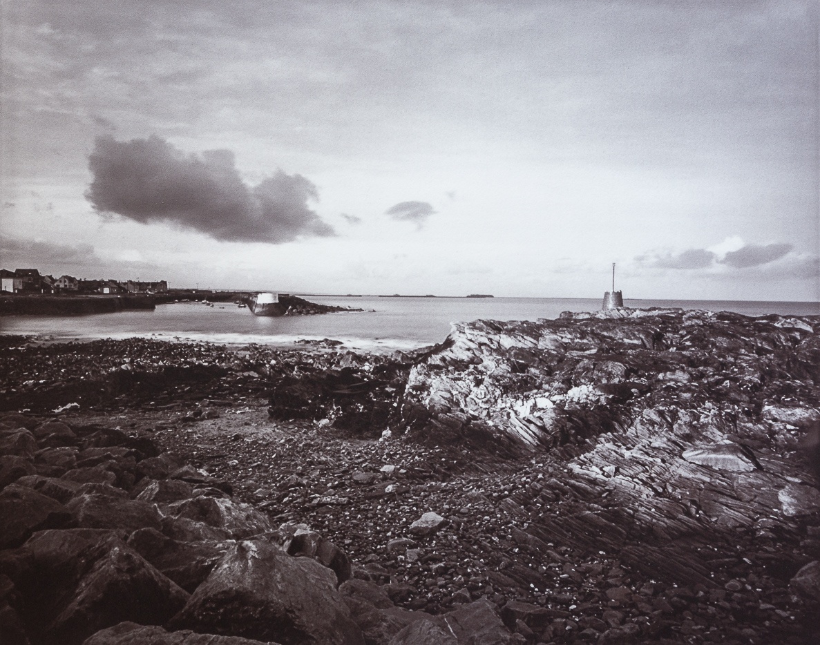 Port du Becquet, Cotentin, France.  This gold-toned Kallitype print is part of the series Ferric, a large format analog photography study printed with iron-based alternative photography processes.
