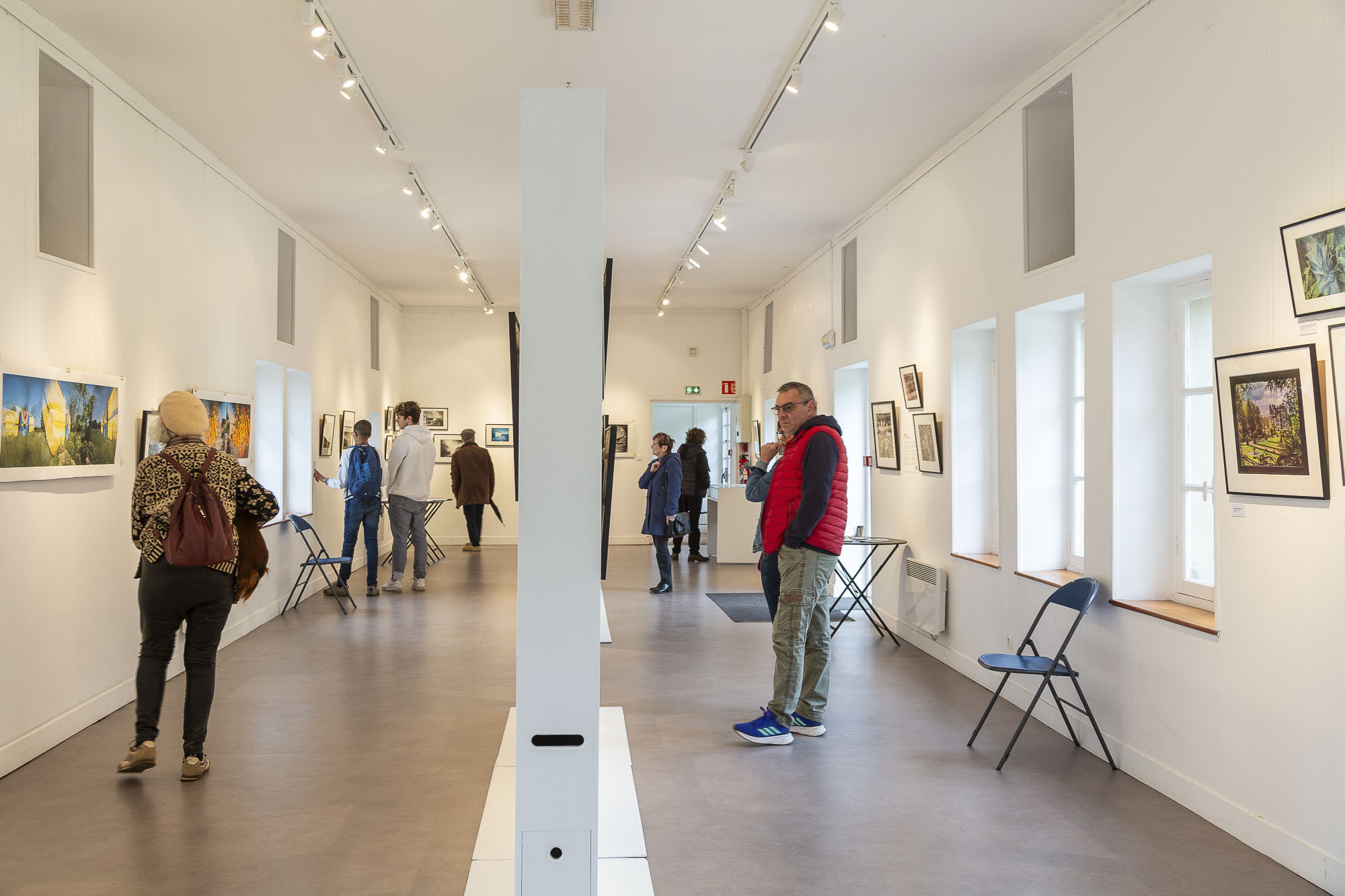 Exhibition view of Coast-in-tint, Portrait of a Landscape at Château des Ravalet, Cherbourg-en-Cotentin, France.