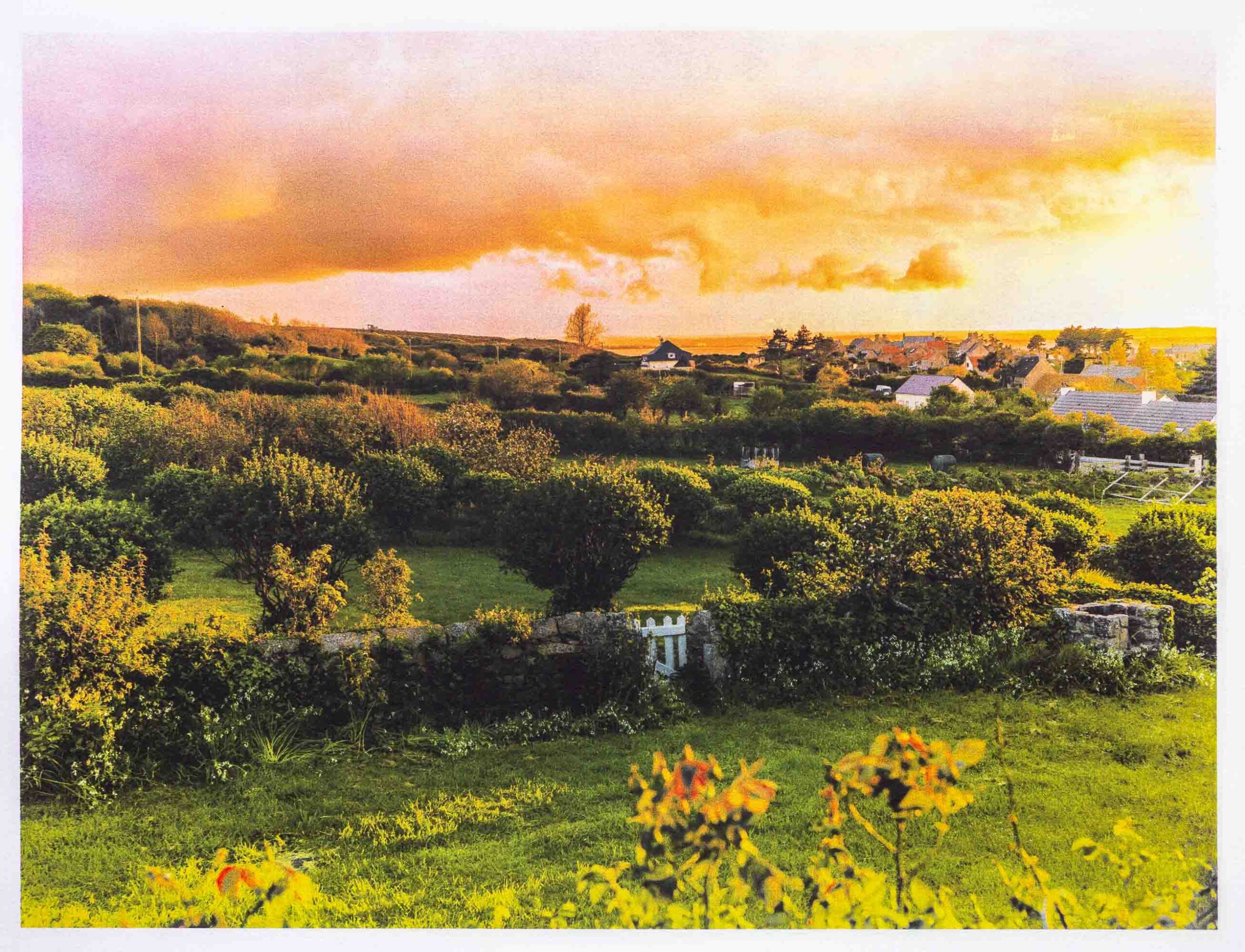 The Shire, Fermanville, France. 2020 Quadri-color gum arabic print, 34 x 45 cm