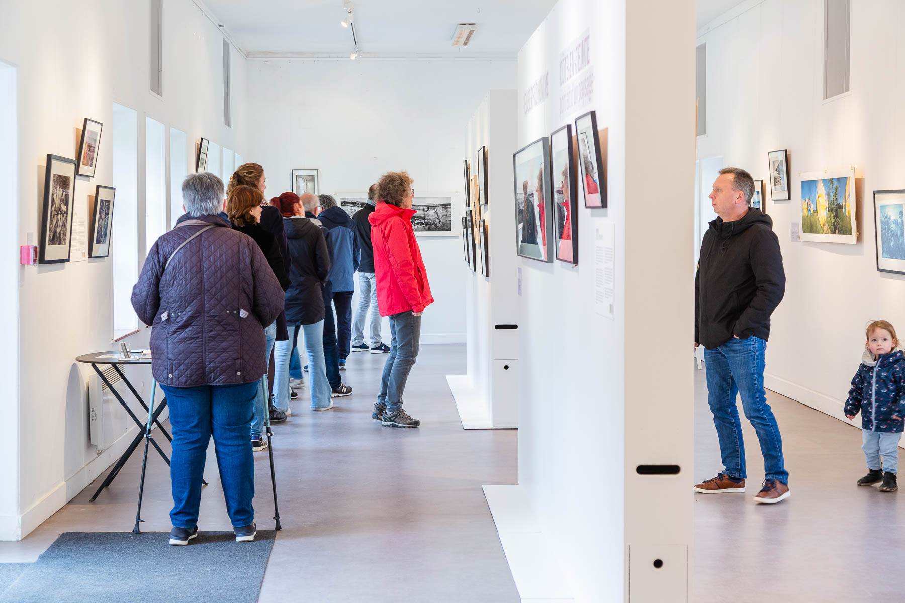 Exhibition Views of Coast-in-tint | Portrait of a Landscape by Elise Prudhomme at Chateau des Ravalet, Cherbourg en Cotentin, France.