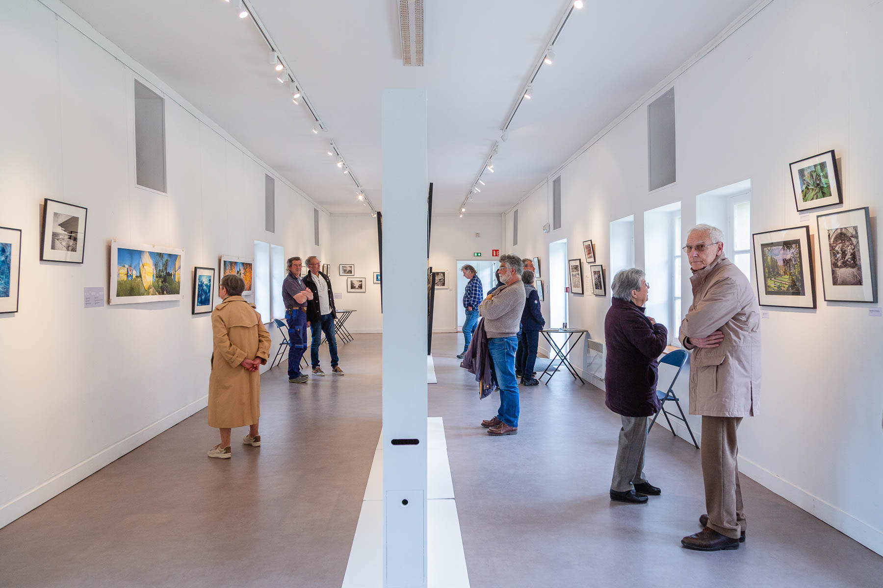 Exhibition Views of Coast-in-tint | Portrait of a Landscape by Elise Prudhomme at Chateau des Ravalet, Cherbourg en Cotentin, France.