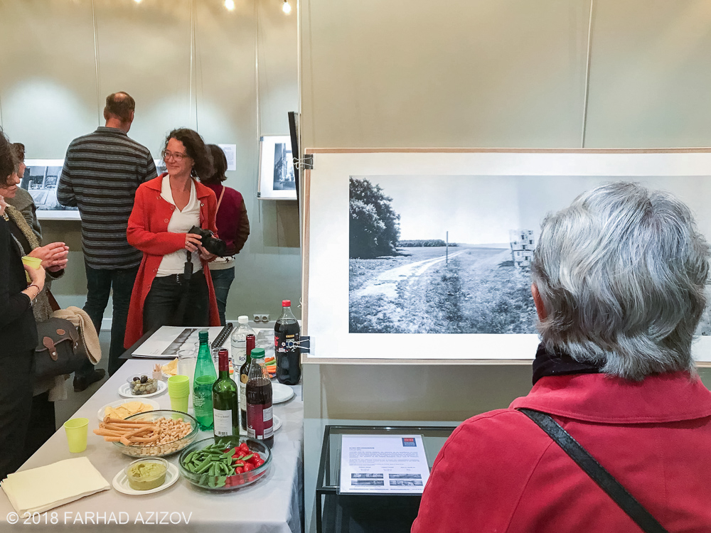 Images taken at opening night of the photography exhibition "Lieux-dits" by Elise Prudhomme at Studio Galerie B&B in Paris, France.