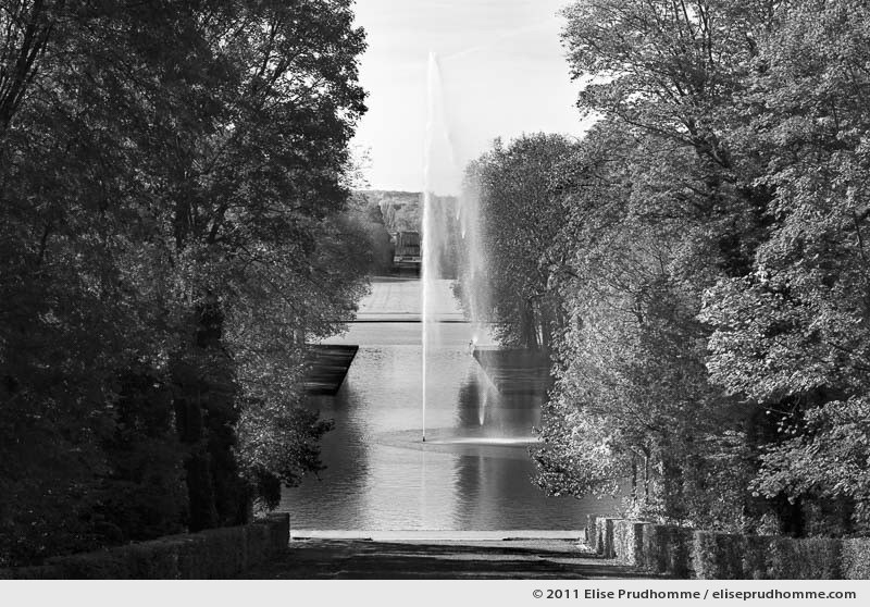 Perspective Chatenay, Parc de Sceaux, France, 2012 (series Yours, Mine, Le Nôtre's) by Elise Prudhomme.