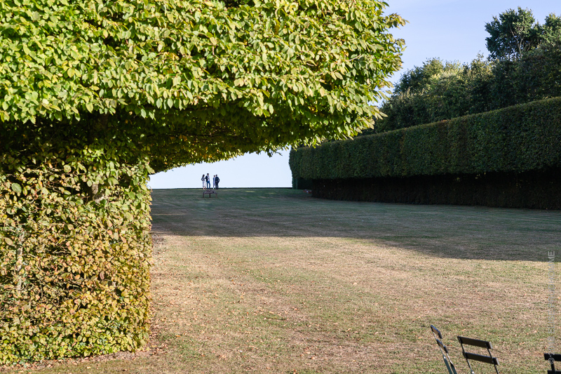 Garden Party during Patrimony Day 2018 to commemorate Barbara Wirth at Brécy Castle Gardens, Saint Gabriel Brécy, France. 
