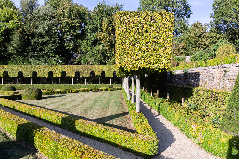 Garden Party during Patrimony Day 2018 to commemorate Barbara Wirth at Brécy Castle Gardens, Saint Gabriel Brécy, France. 