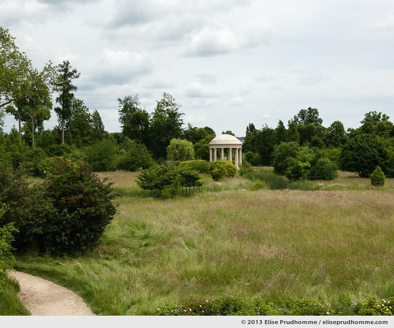 Le chemin du tendre, Versailles Chateau Garden, Paris, France, 2013 (part of the series Yours, Mine, Le Nôtre's) by Elise Prudhomme.