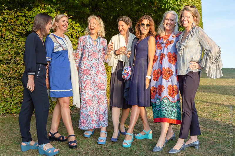 Garden Party during Patrimony Day 2018 to commemorate Barbara Wirth at Brécy Castle Gardens, Saint Gabriel Brécy, France. 