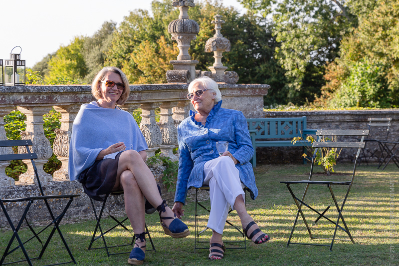 Garden Party during Patrimony Day 2018 to commemorate Barbara Wirth at Brécy Castle Gardens, Saint Gabriel Brécy, France. 