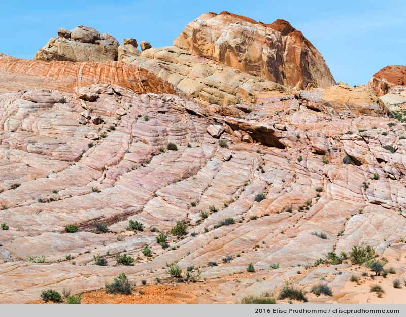 Rose colored canyon named after Ispahan, Valley of Fire State Park, Nevada, USA, 2016 (series Wild Wild West) by Elise Prudhomme.