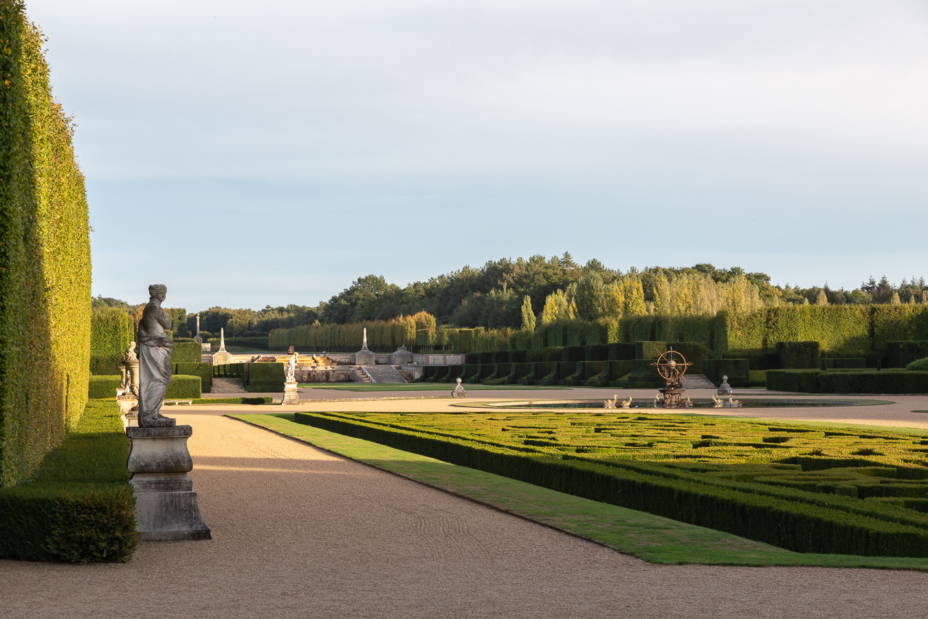 The Grande Axe, Chateau du Champ de Bataille, Normandy, France.
