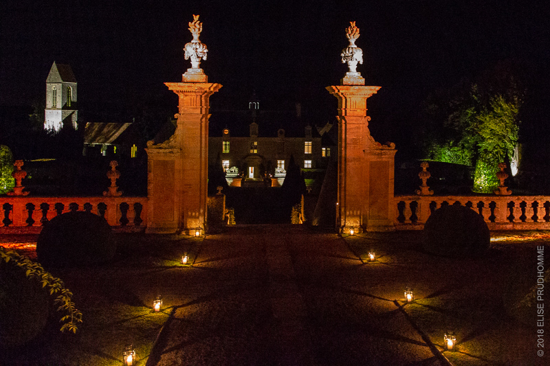 Garden Party during Patrimony Day 2018 to commemorate Barbara Wirth at Brécy Castle Gardens, Saint Gabriel Brécy, France. 