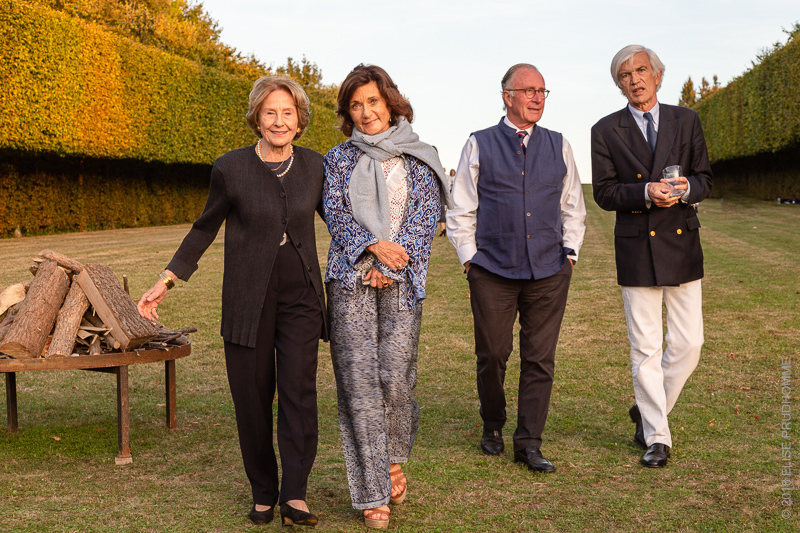 Garden Party during Patrimony Day 2018 to commemorate Barbara Wirth at Brécy Castle Gardens, Saint Gabriel Brécy, France. 
