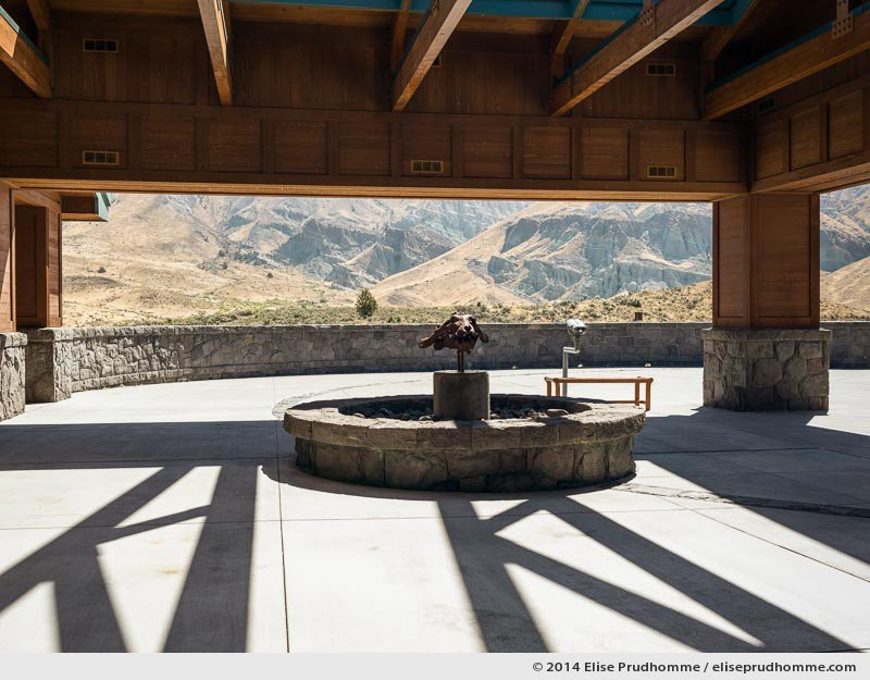 Paleontology in situ, Thomas Condon Paleontology Museum, John Day, Oregon, USA, 2014 (series Wild Wild West) by Elise Prudhomme.