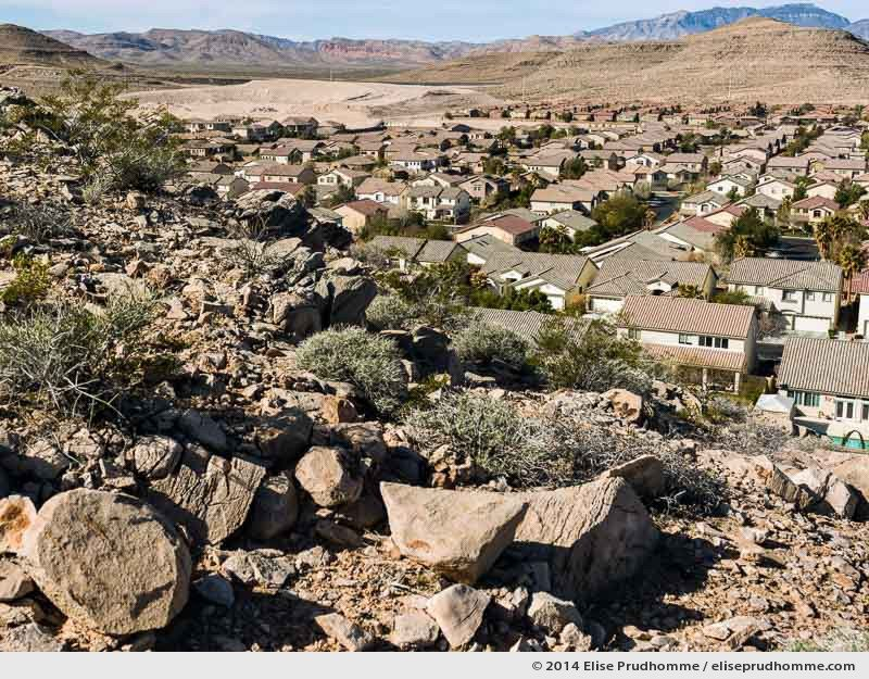 Overview of the residential community of Montagne Marron, Las Vegas, Nevada, USA, 2014 (series Wild Wild West) by Elise Prudhomme.