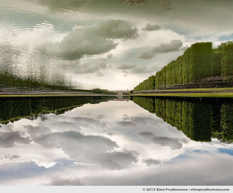 Celeste, Versailles Chateau Garden, France, 2012 (part of the series Yours, Mine, Le Nôtre's) by Elise Prudhomme
