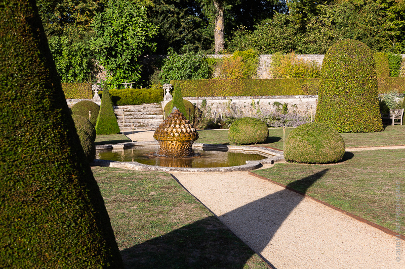 Garden Party during Patrimony Day 2018 to commemorate Barbara Wirth at Brécy Castle Gardens, Saint Gabriel Brécy, France. 