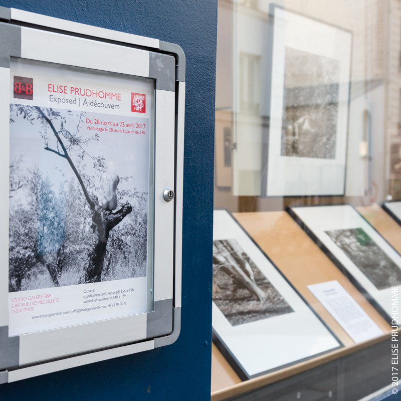 Elise Prudhomme exhibits at Studio Galerie B&B during Mois de la Photo OFF 2017.